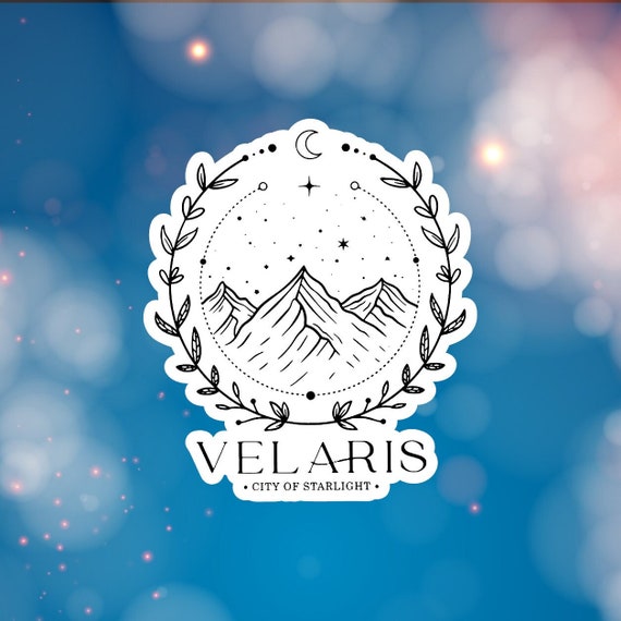Velaris City of Starlight ACOTAR, Book Laptop Decals, Water Bottle  Stickers, Book Stickers, Journaling Stickers, Kindle Stickers 