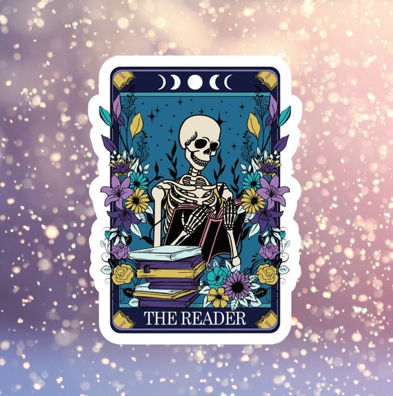 The Reader - Tarot card Sticker for Sale by Bookishbabe317