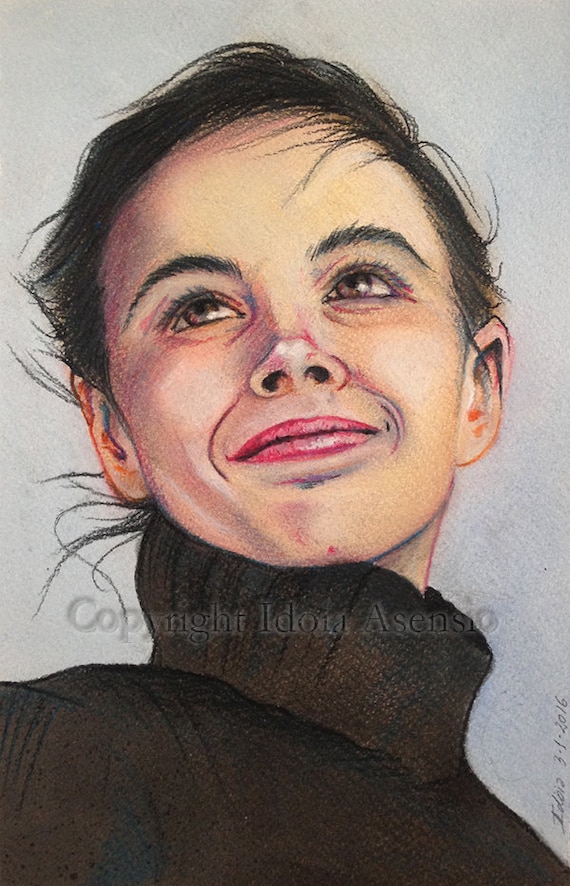 Retrato hecho a mano de tus fotos, a pastel, original, dibujo realista, familia, niños, mascotas