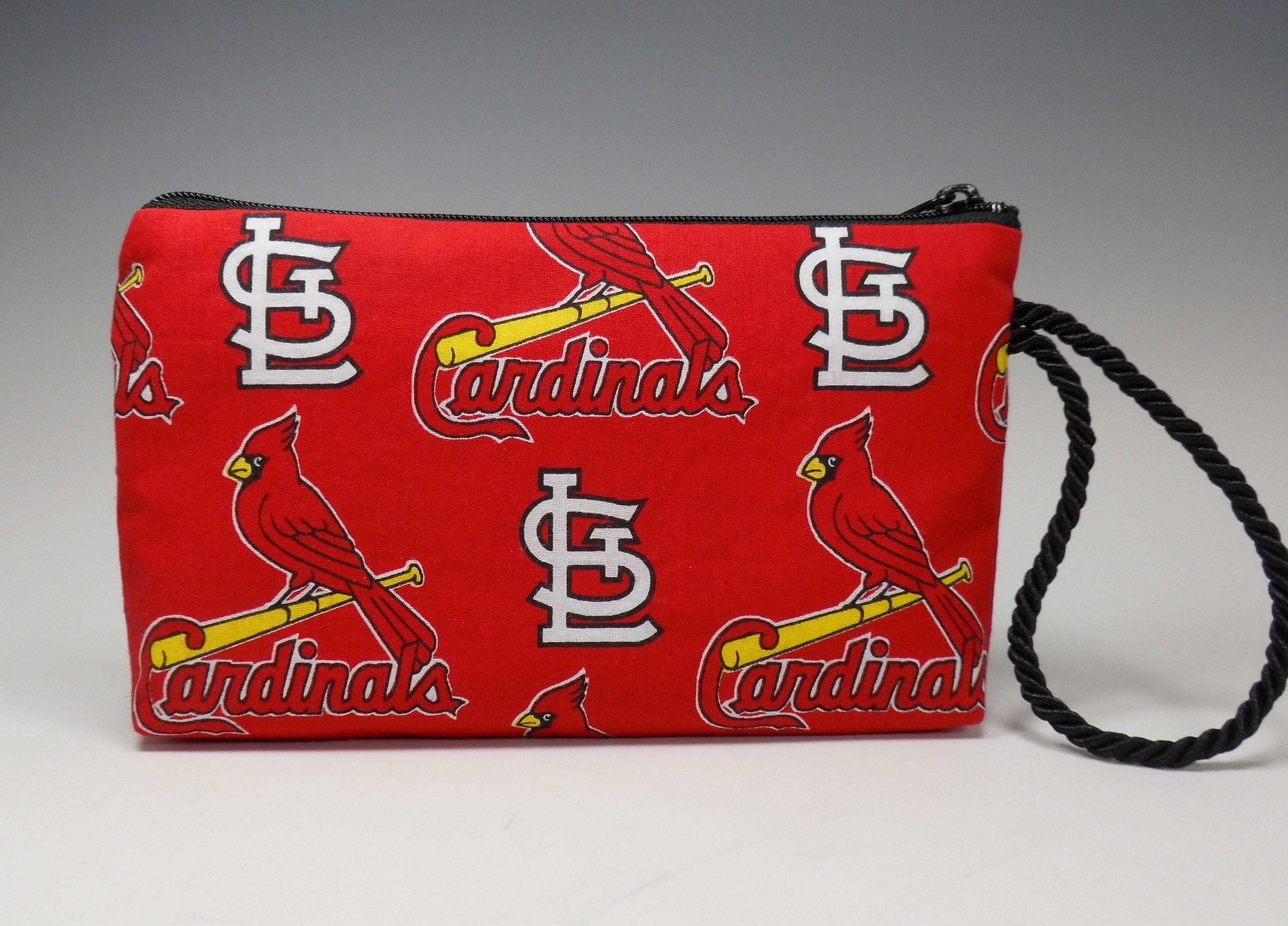 St Louis Cardinals Baseball Wristlet Clutch — Cybermenology - Handmade  Goods and Other Nerdy Things