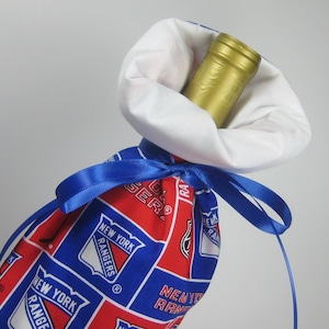 New York Rangers Class Wrap Wine Gift Bag Made in USA