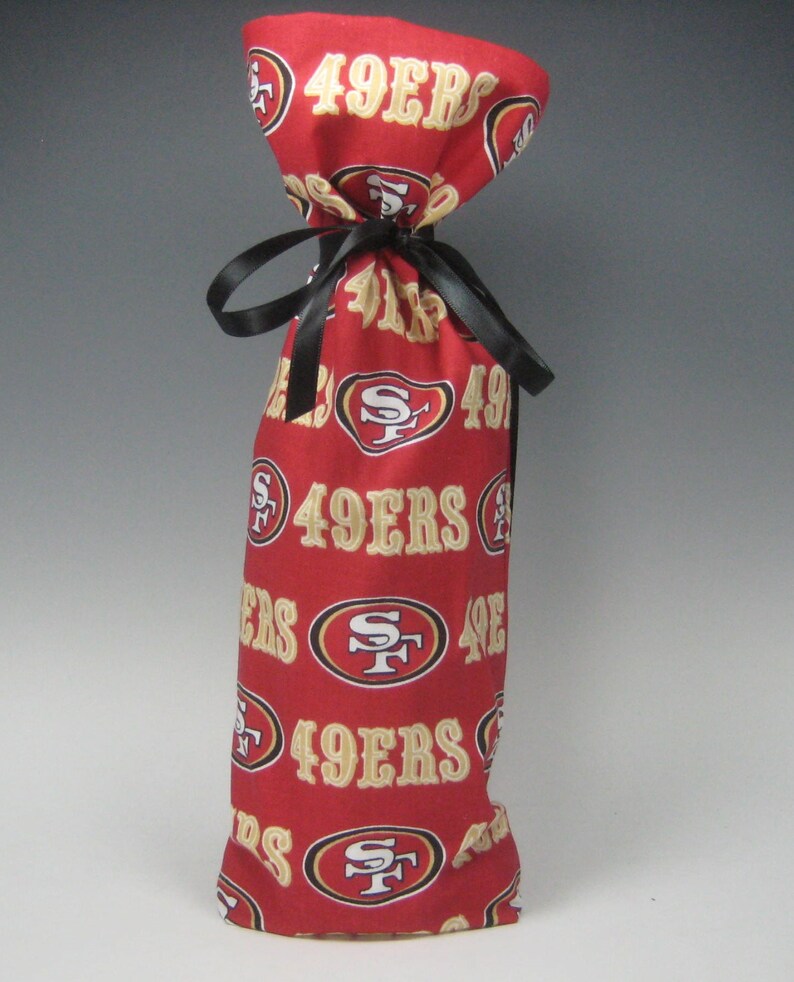 San Francisco 49ers Class Wrap Wine Gift Bag Etsy