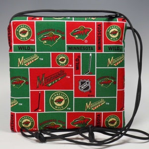 Minnesota Wild Caryn Crossbody Pouch Made In USA