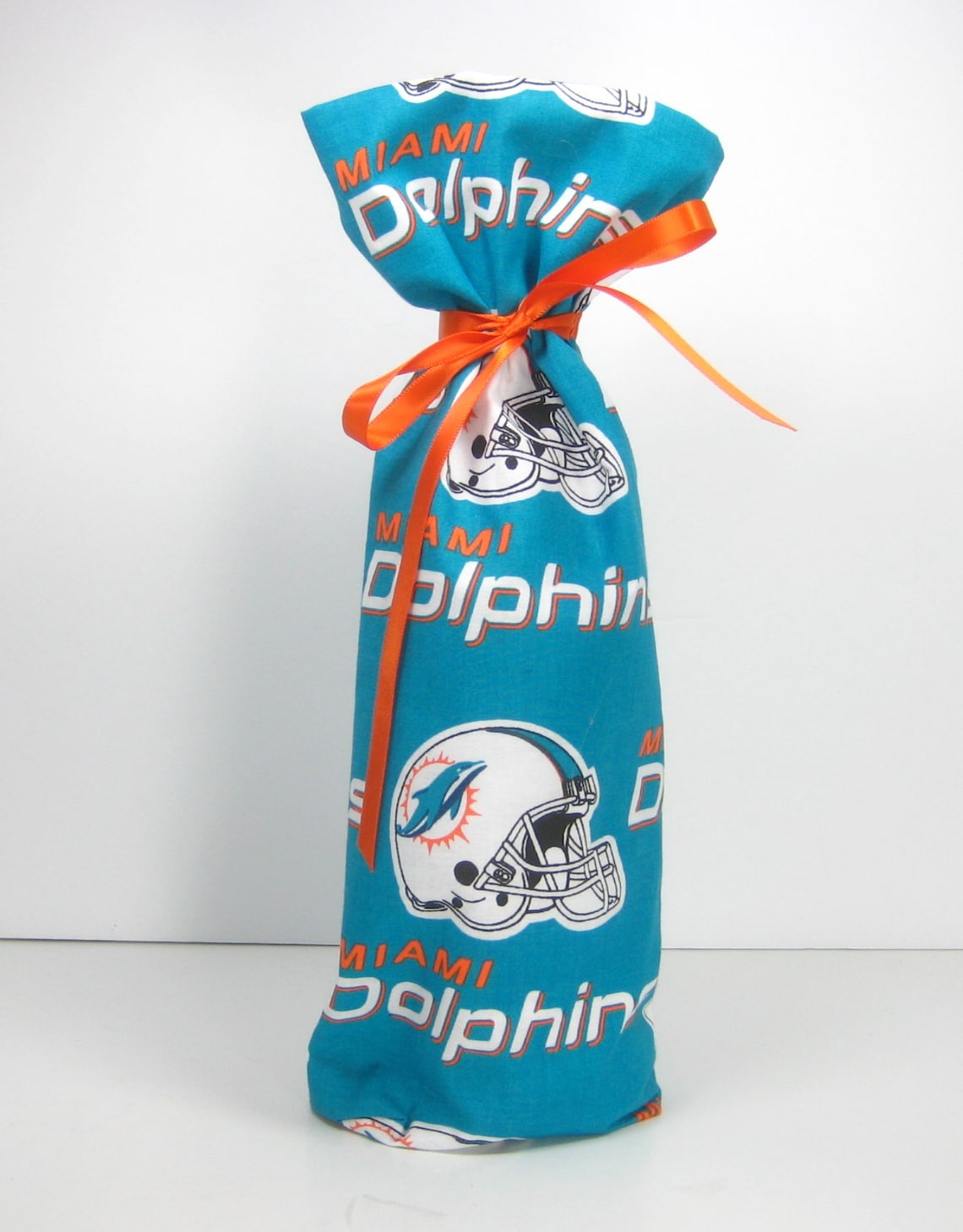 Miami Dolphins Class Wrap Wine Gift Bag Etsy