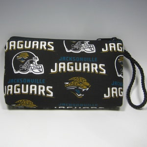 Jacksonville Jaguars Wallet Wristlet Cosmetic Pouch