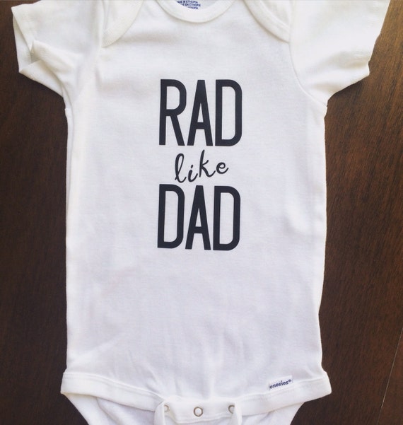 rad like dad onesie