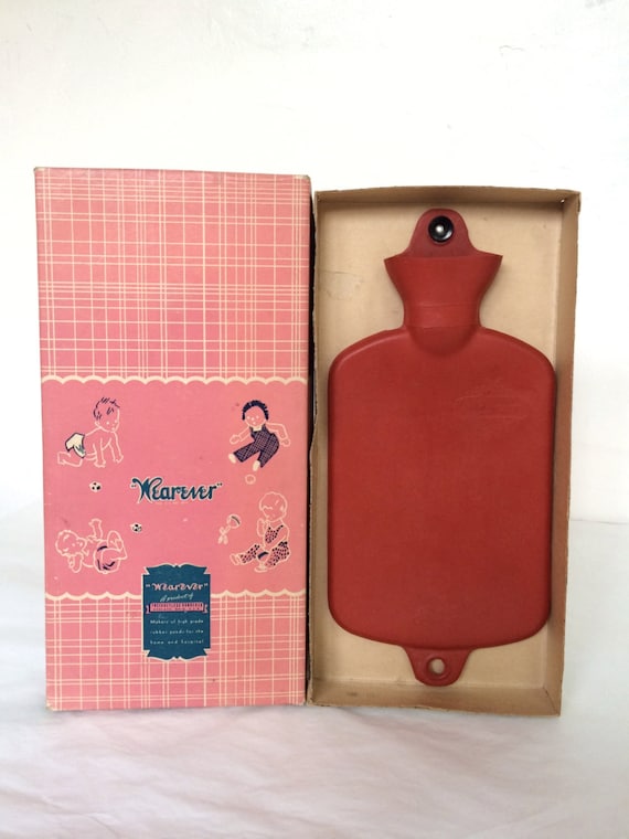 RARE 1920's Wearever Baby Hot Water Bottle in Original Packaging / Vintage  Nursery Decor / Vintage Gift for New Mom / Vintage Packaging 