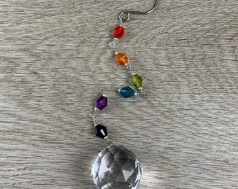 Rainbow Sun Catcher, Hanging Crystal Prism, Bohemian Décor, Home Dorm Décor Fall Home Decoration, Trendy Bohemian Gift