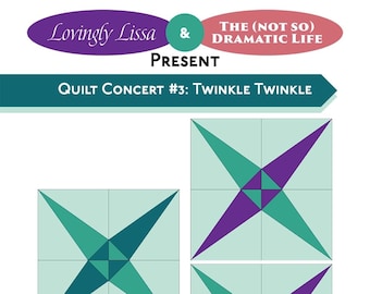 Bloque 2: Canoas Cruzadas, Patrón de Bloques para Concierto de Quilt 2023 (PDF Digital)