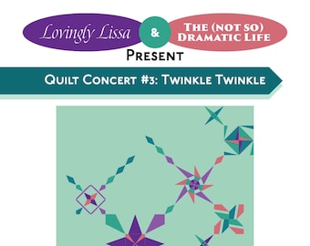 Concierto de colchas 3: Patrón PDF Twinkle Twinkle
