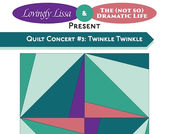 Bloque 6: Movimiento perpetuo, patrón de bloques para Quilt Concert 2023 (PDF digital)