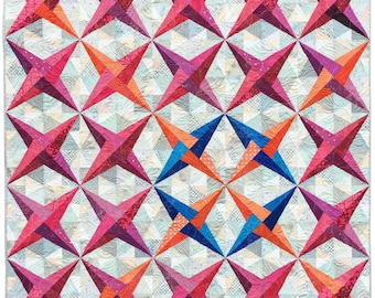 Patrón de colcha estampada "Levanta el techo"