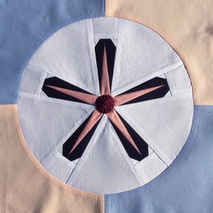 Sand Dollar Star Quilt Block Pattern