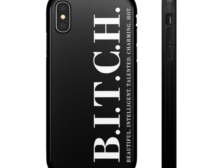 The black B.I.T.C.H. Edition - Snap Cases
