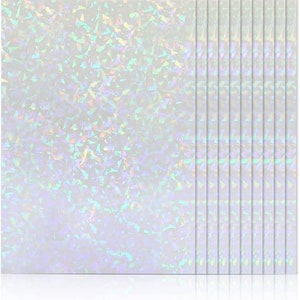 Holographic, transparent sticker &quot;Diamond&quot; Din A4 for plotter or as a protective film