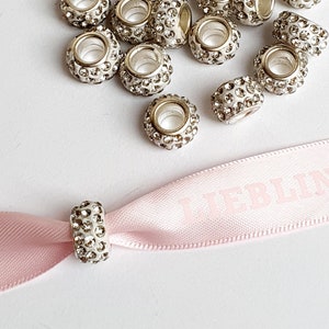 Beads with Rhinestones