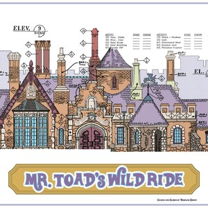 Disneyland Fantasyland Mr. Toad's Wild Ride Blueprint image 2
