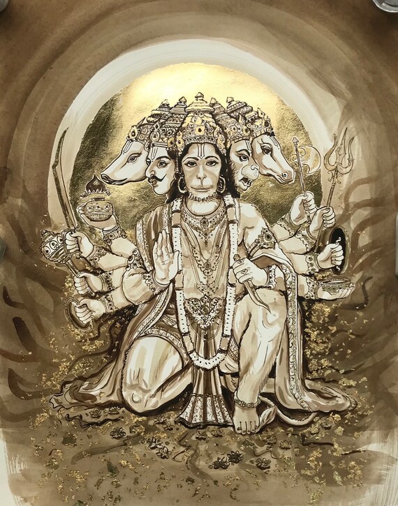 Hanuman Print - Etsy