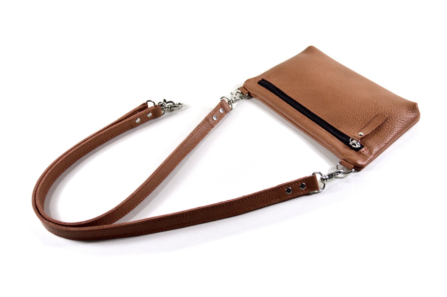 1x Black Leather Replacement Strap, Genuine Leather Handbag Strap, Top