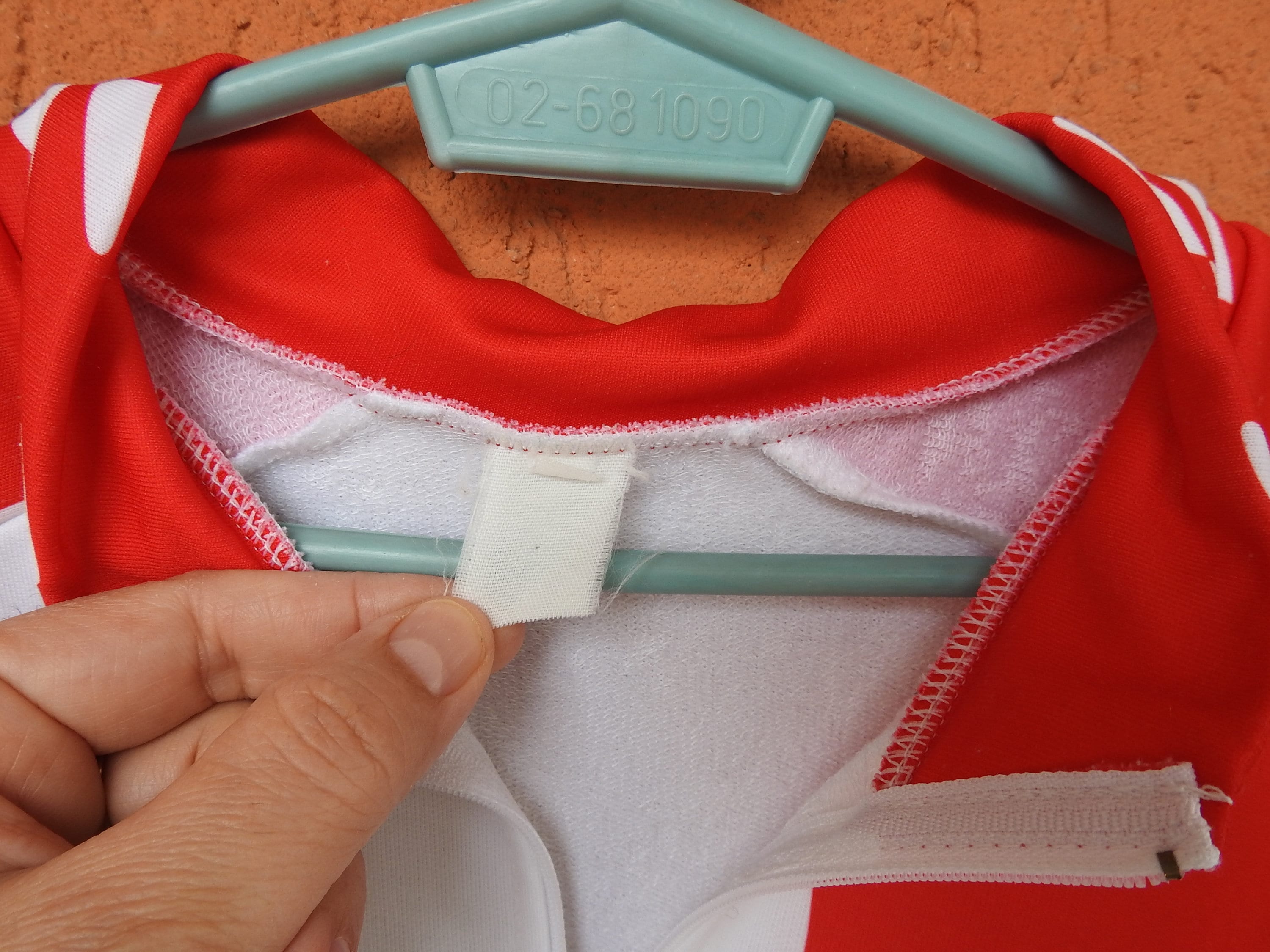 Banesto Campagnolo Maillot Cycliste Vintage 1990s | Tricolore, Col Montant Zippé | Made in Italy | L/XL - France