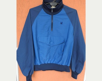 Vintage 90s Outdoor Products Anorak Pullover Smock Jacket Blue Made in USA (M/L)