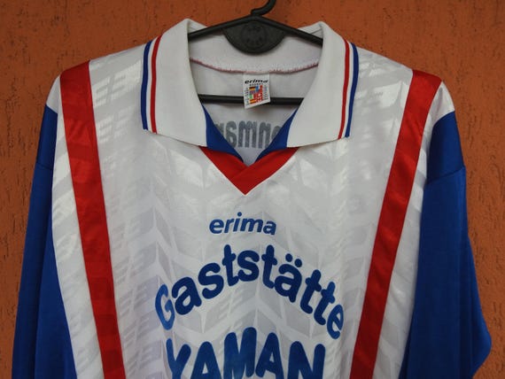 Vintage ERIMA Football Jersey Shirt #10 Soccer Schoppenmannschaft