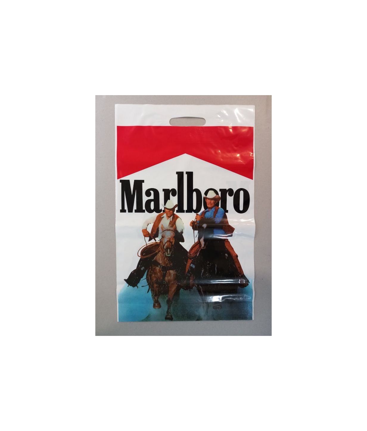 90s Marlboro Cigarettes Advertising Plastic Poly Shopping Carrier