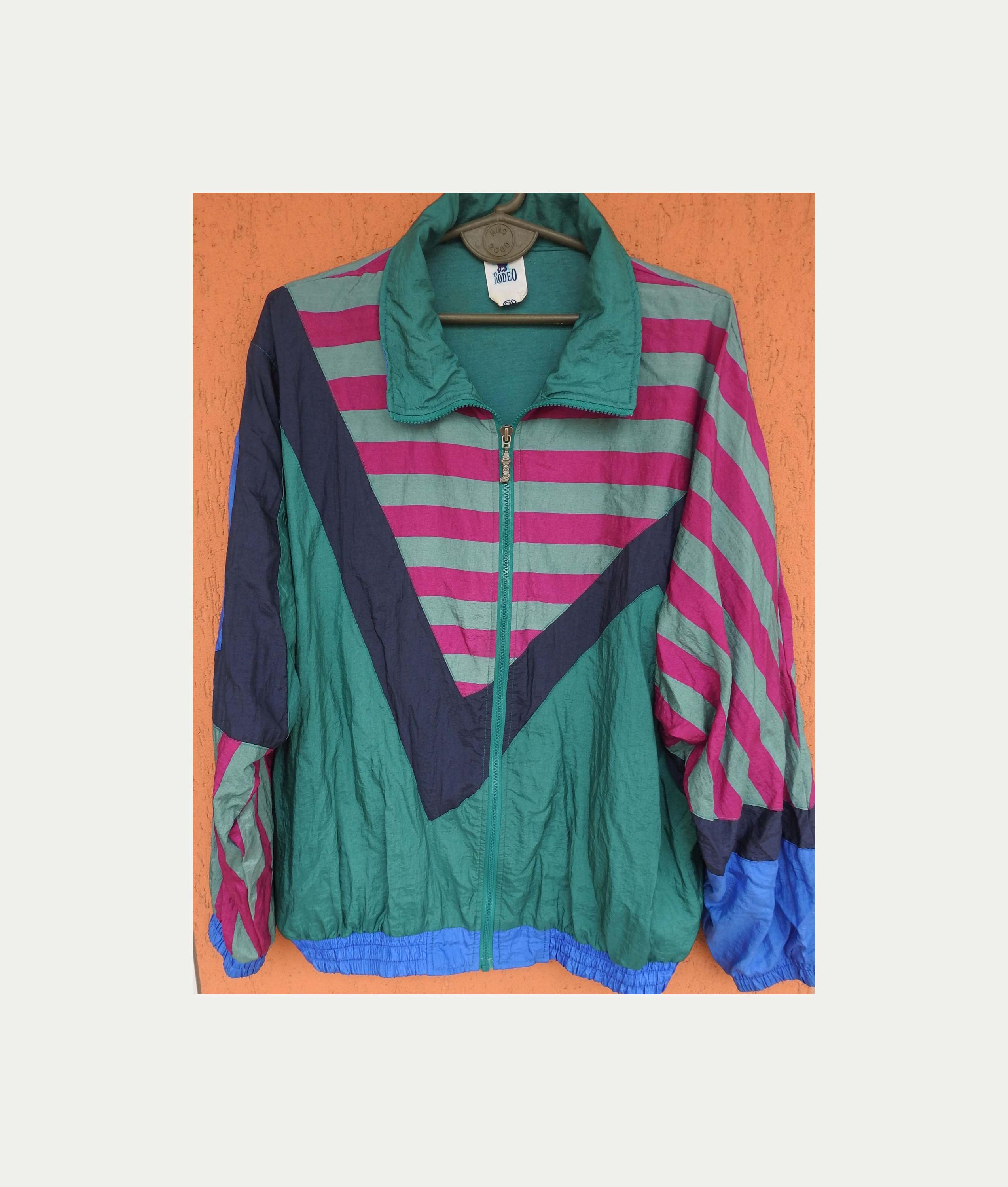 90s LL Bean warm up jacket Wmns medium 90s Sports blouson zipup 