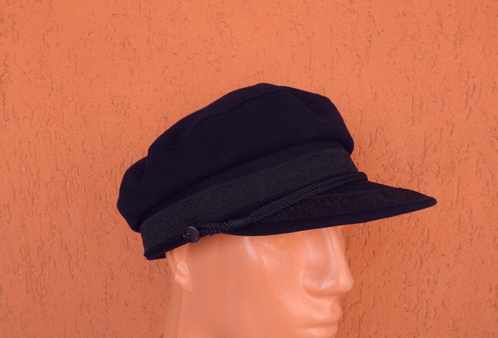 FASCINATOR BAUMWOLLE RETRO Strand Mütze Kappe Hütchen Art Deco Maritim