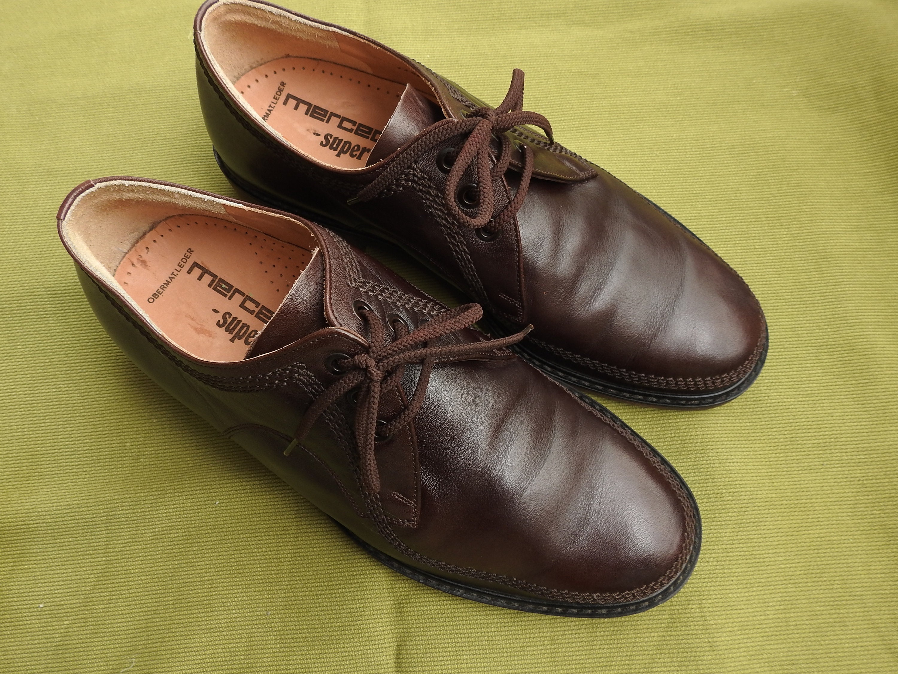 MERCEDES Vintage Leather Oxford Dress 