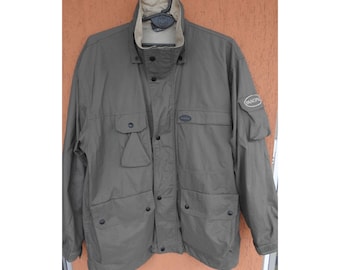 Chaqueta de trabajo francesa vintage PANOPLY gris Chore Workwear (L) Vetement Protection