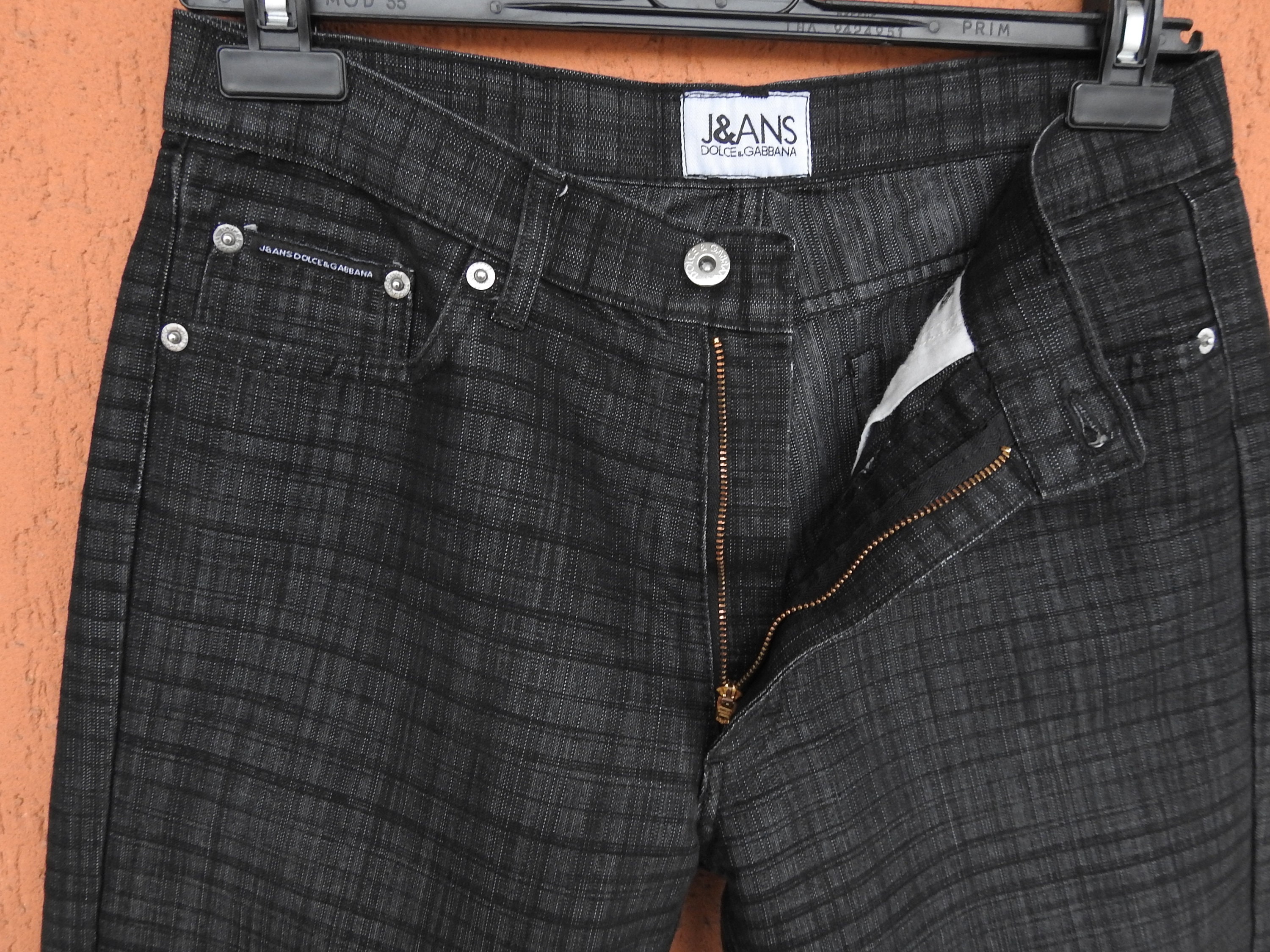Vintage Dolce & Gabbana Mens Jeans Pants Gray 90s Ittierre
