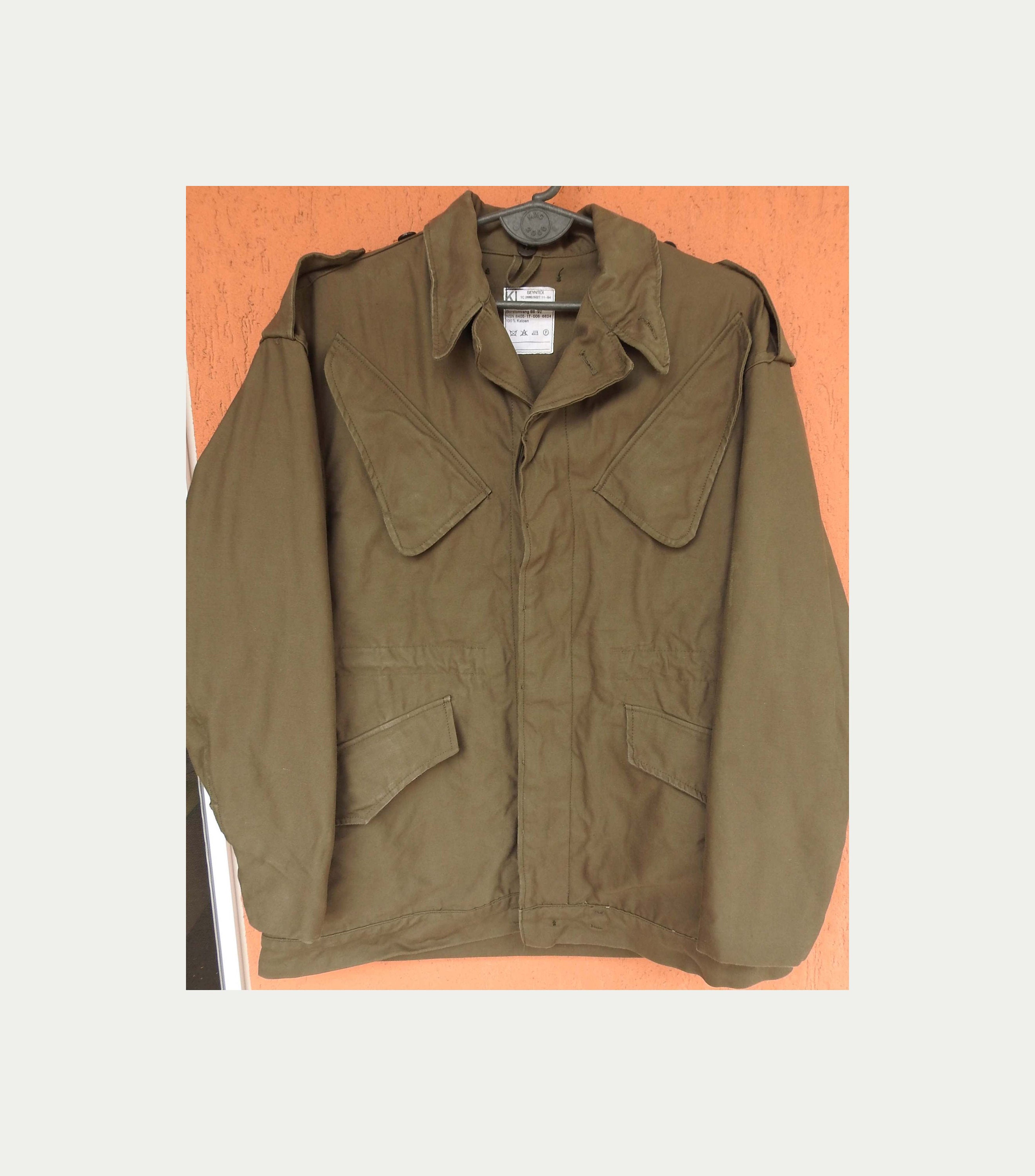 1984 Dutch Army Field Jacket Winter Parka Military Coat