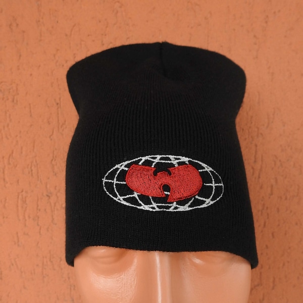 Vintage Wu Wear Wu Tang Beanie Hat Embroidered Knit Acrylic