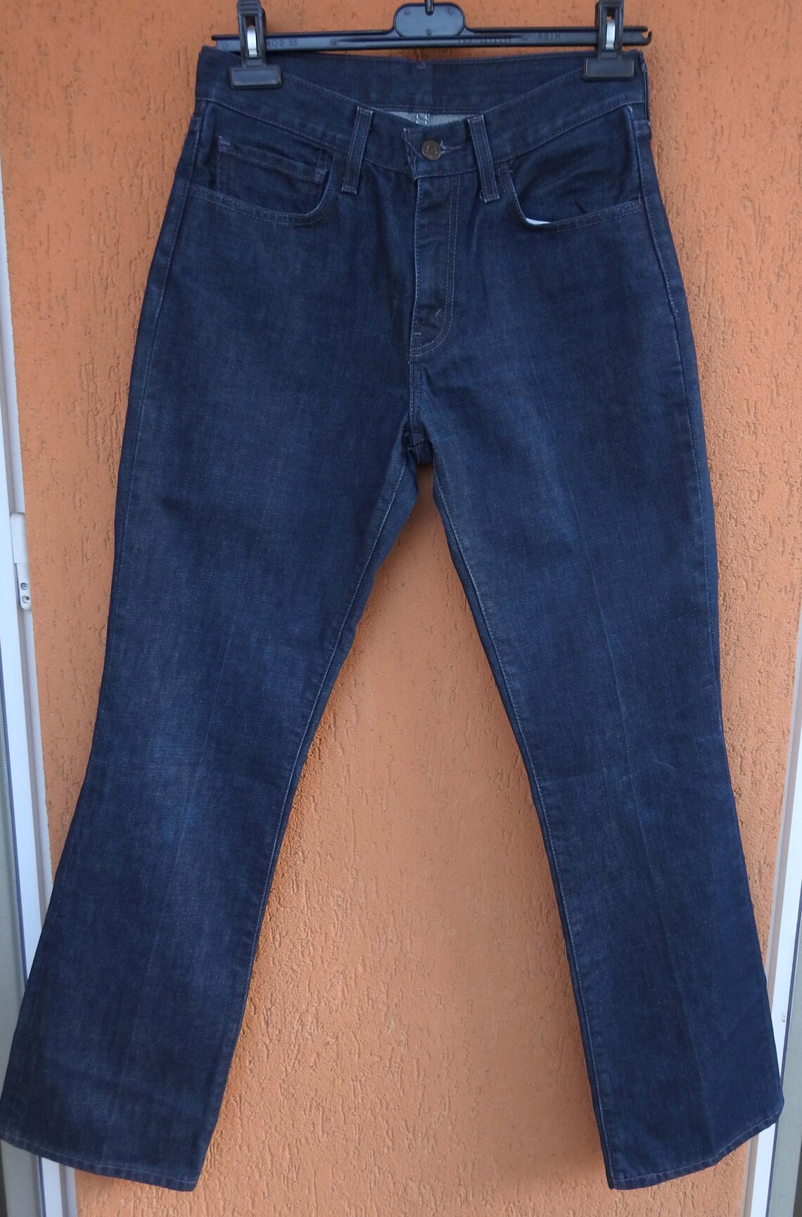 Vintage 90s Levis Sta Prest Blue Jeans Womens Black Tab 30x32, foto 2 di 5