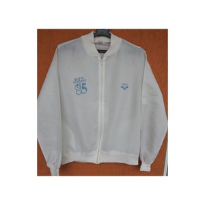 Vintage 1985 European Aquatics Champions ARENA jas licht windjack Sports Memorabilia (S)