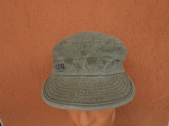 Vintage 80s/90s Levis Green Military Style Cap / . Hat / - Etsy