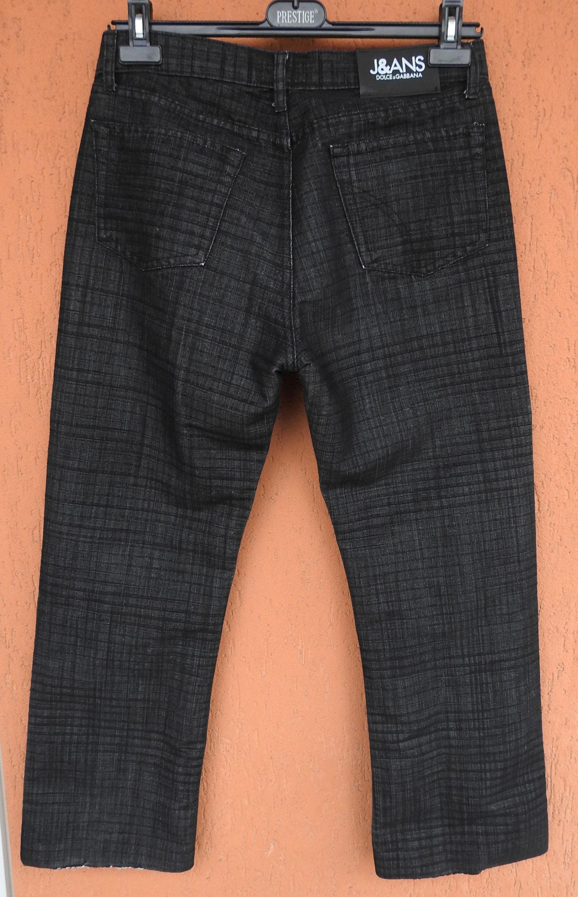 Vintage Dolce & Gabbana Mens Jeans Pants Gray 90s Ittierre 31x26 