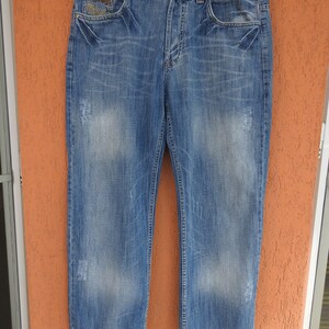 DSQUARED2 Jeans Blue Denim W35 L29 Streetwear Casual ITTIERRE Italy Vintage image 2