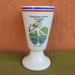 1987 Limoges Porcelain Award Trophy French Shooting Championship Tir Chasse