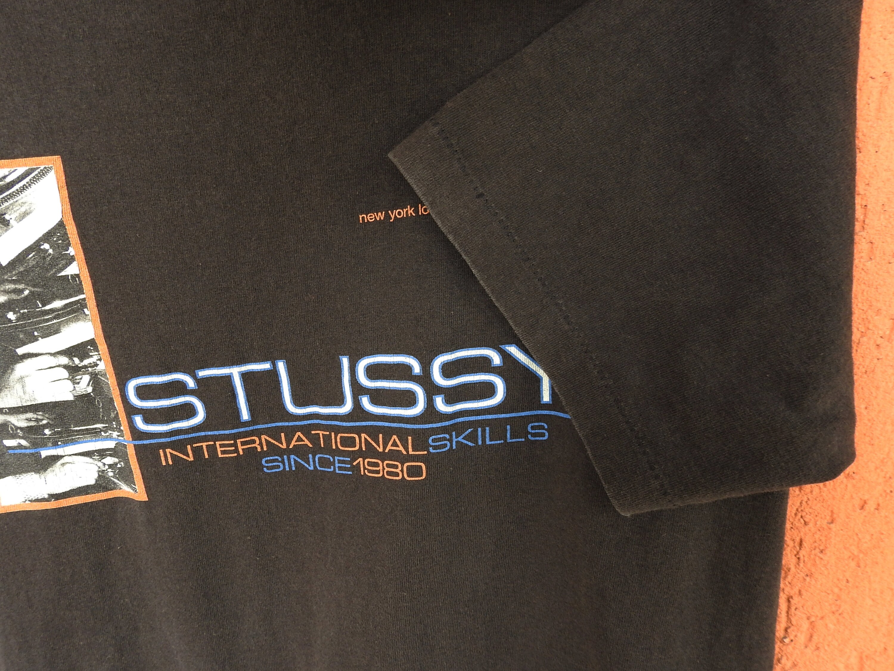 STUSSY T-shirt International Skills Tshirt 90s Djs Single