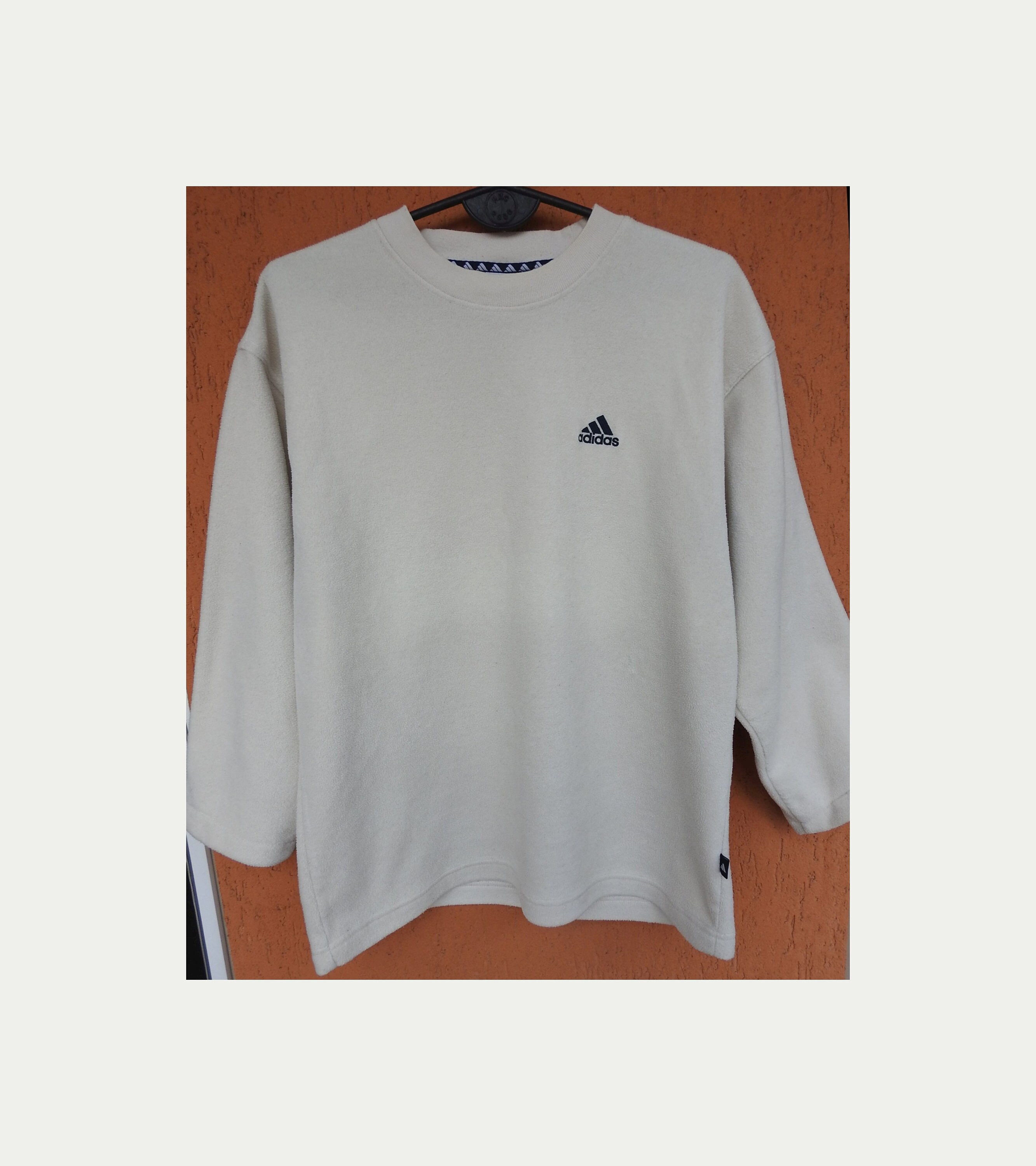 Adidas sweatshirt beige clearance