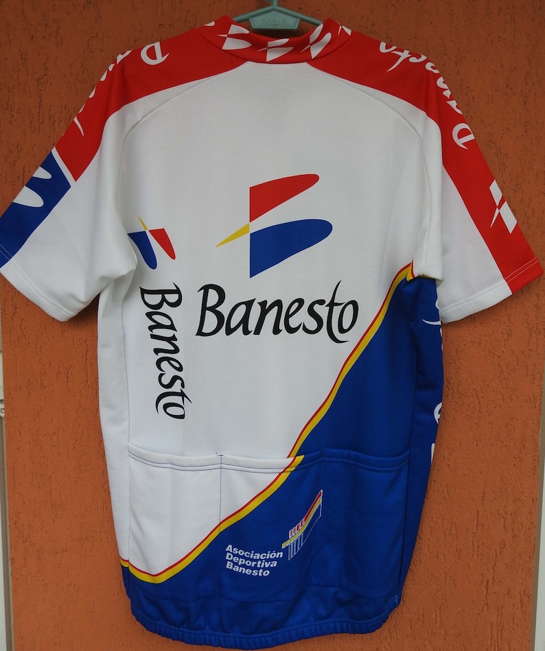Maillot Cycliste Vintage Nalini – Équipe Banesto – Campagnolo – Années 90 (Taille XXL)