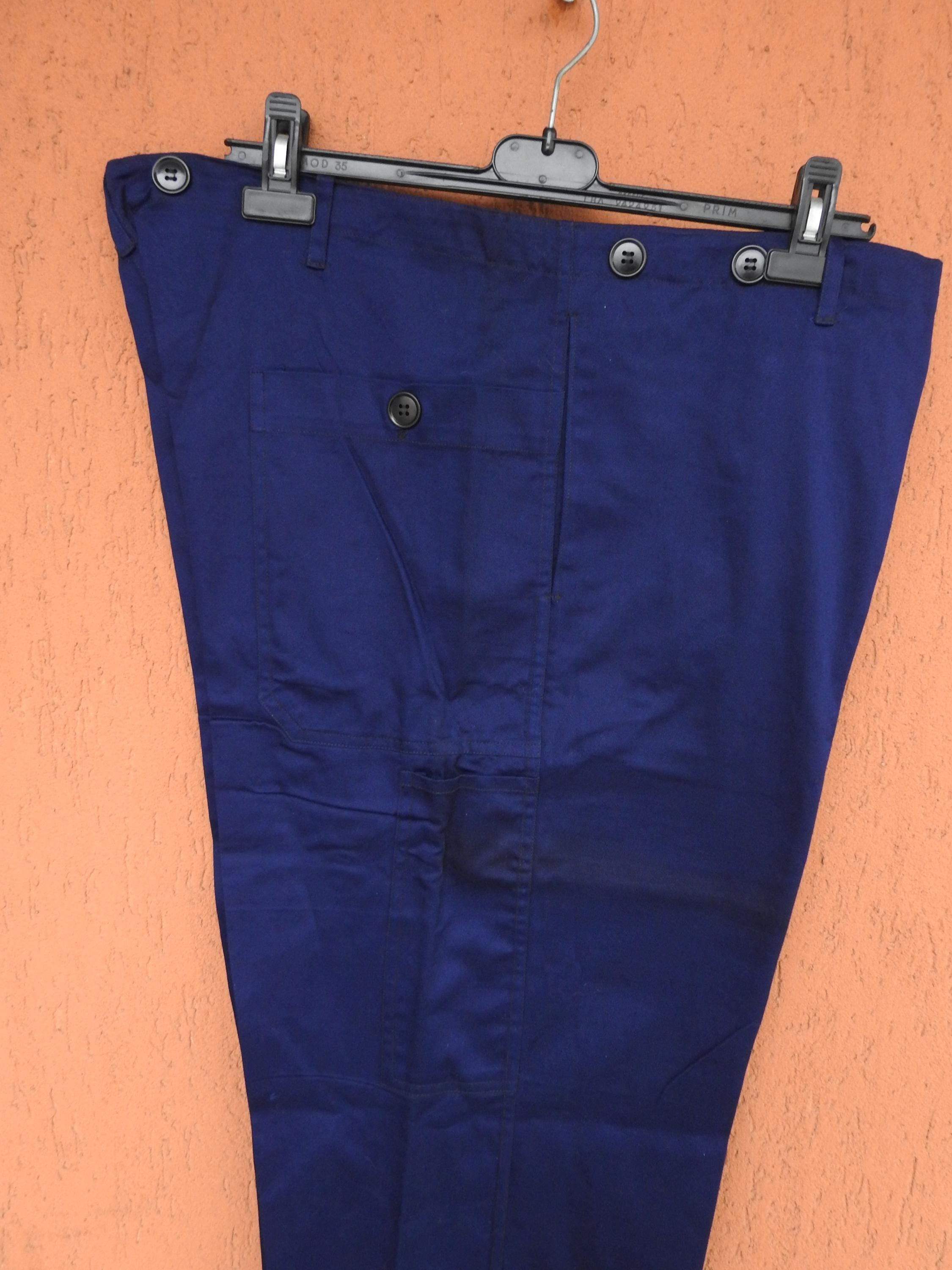 Vintage Chinese Indigo Blue Work Pants Friendship Worker