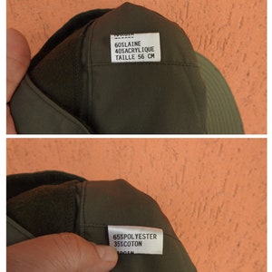 Casquette Vintage FIRST COMM #1 Camouflage US Army - Années 70/80, Taille M
