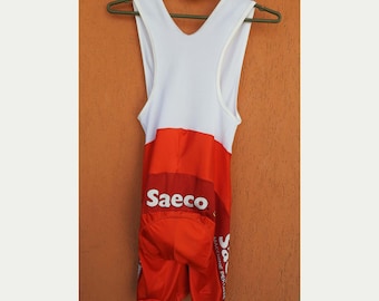 Cannondale SAECO Radsport-Trägerhose gepolstert Vintage (L)