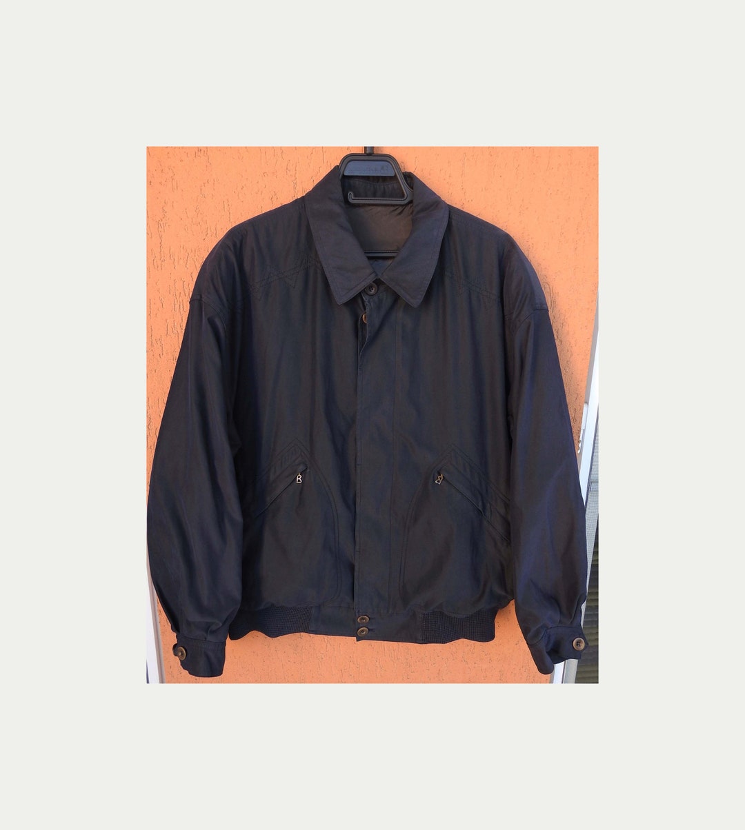 BOGNER Mens Jacket Navy Blue Vintage 80s 90s Size L - Etsy