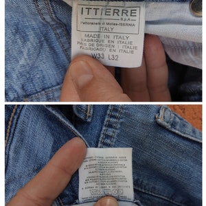 DSQUARED2 Jeans Blue Denim W35 L29 Streetwear Casual ITTIERRE Italy Vintage image 10