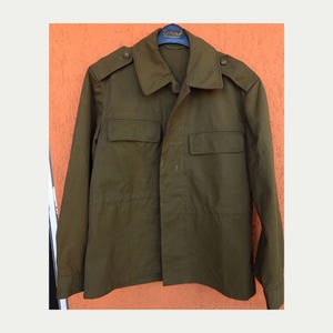 Czech Republic Military Combat Jacket Green Army Coat Parka OZKN PRESOV (S)