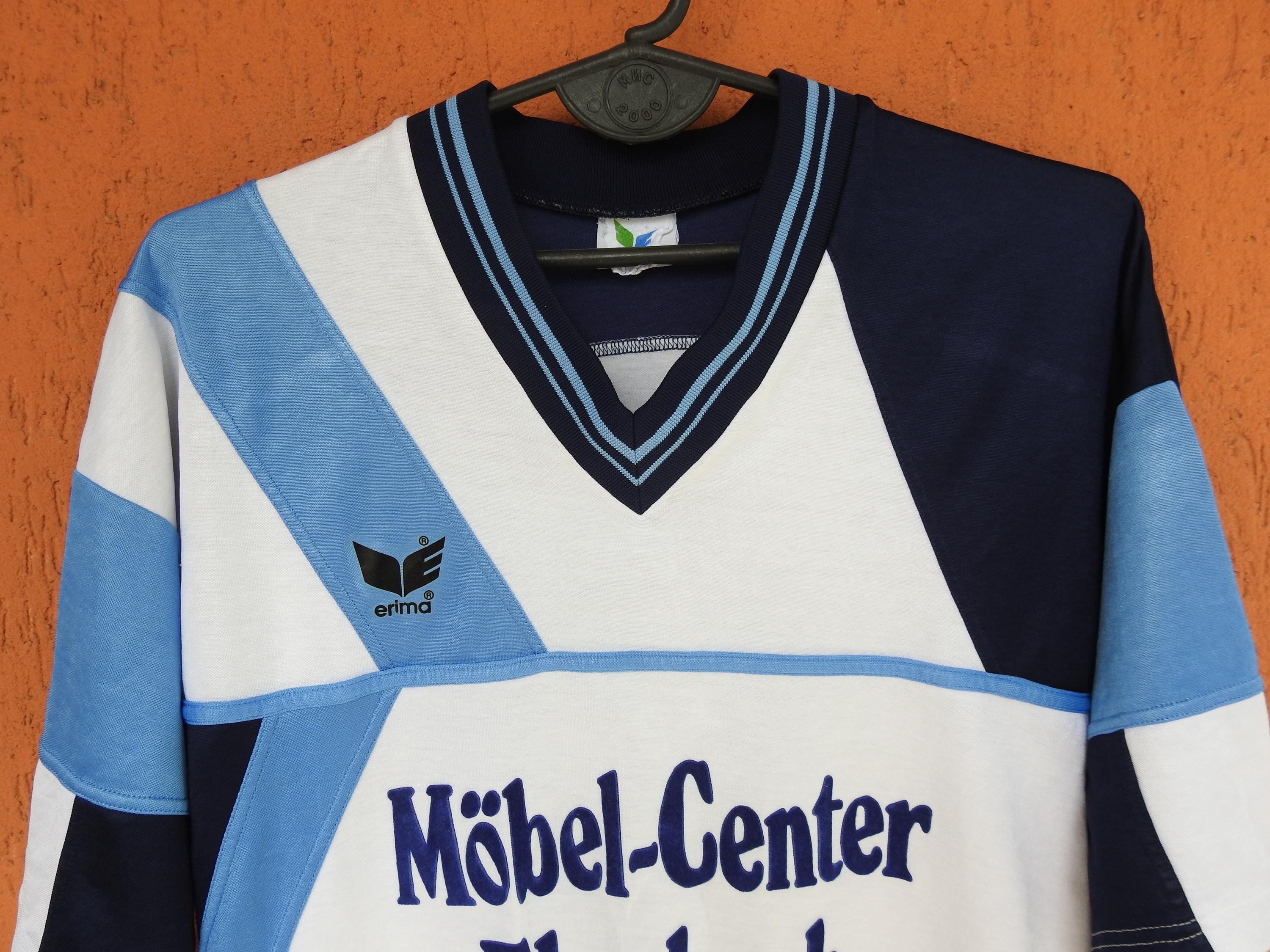 ERIMA Football Jersey Shirt #12 Soccer Vintage 80s Color Block (M